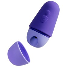 Компактный бесконтактный стимулятор для клитора «Free X», цвет фиолетовый, Romp RPGG2SG5, из материала пластик АБС, длина 9.5 см.