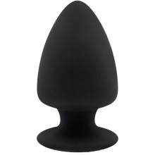 Силиконовая анальная втулка «SileXD Plug Model 1 L», черная, Adrien Lastic 230399, длина 13 см., со скидкой