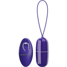 Фиолетовое виброяйцо «Pretty Love Arvin-Youth» с пультом, ABS-пластик, Baile BI-014374WL, из материала пластик АБС, цвет фиолетовый, длина 7.9 см., со скидкой