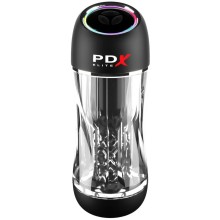 Автоматический мастурбатор с функцией всасывания «Pdx Elite ViewTube Pro» с вибрацией, цвет прозрачный, PipeDream RD545, диаметр 8.5 см.