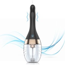 Анальный душ «Enema Bulb» с автоматической подачей воды и вибрацией, ABS-пластик + силикон, OEM GM-0157ZD1B, длина 24 см., со скидкой