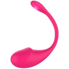 Виброяйцо «Vibrator G-Spot» с управлением через приложение, цвет красная роза, OEM 0058, из материала силикон, длина 21 см.