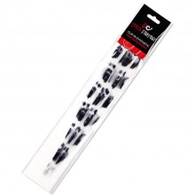 Черно-белые Clip-in локоны с принтом панды, из материала ПВХ, цвет Белый