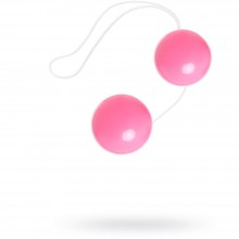 Вагинальные шарики «Vibratone» от компании Gopaldas, цвет розовый, 50484, из материала пластик АБС, диаметр 3.5 см., со скидкой