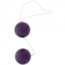 Вагинальные шарики «Vibratone» от компании Gopaldas, цвет фиолетовый, 50485, диаметр 3.5 см., со скидкой