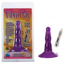 California Exotic «Vibro Play» фиолетовая анальная пробочка 10 см, длина 10 см.