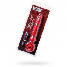 Вибронасадка с анальным стимулятором 17,5 см. цвет красный, 908001-9, бренд ToyFa, из материала TPE, длина 17.5 см., со скидкой