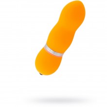 Вибратор водонепроницаемый Funny Five оранжевый 10 см, из материала пластик АБС, длина 10 см., со скидкой