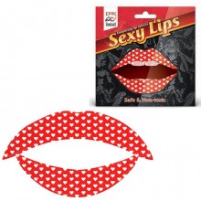 Временное тату на губы «Lip Tatoo» с сердечками от Erotic Fantasy, Ef-lt08, бренд EroticFantasy