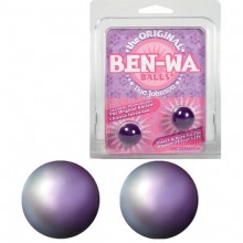 Вагинальные шарики тяжелые «Ben-wa», цвет фиолетовый, диаметр 2 см, 0965-02-CD, бренд Doc Johnson, диаметр 2 см., со скидкой