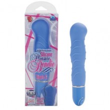 California Exotic «Silicone Pleasure Bendie Ripple G» голубой вибратор с 10 функциями вибрации, бренд CalExotics, длина 17.25 см.