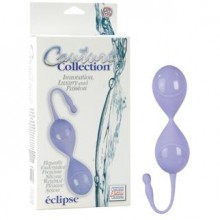 California Exotic «Couture Collection Eclipse» фиолетовые вагинальные шарики, SE-4568-14-3, бренд CalExotics, из материала Силикон, длина 11 см., со скидкой
