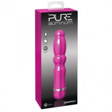 Вибратор Pure AluminiumLarge Pink, бренд PipeDream, длина 18.4 см.