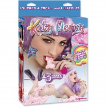 Кукла надувная с тремя отверстиями для секса Katy Pervy Love Doll, бренд PipeDream, 2 м., со скидкой