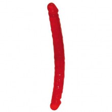 Двухголовый фаллоимитатор «Double Dong 18inch», цвет красный, длина 45.7 см, 50537, бренд Dream Toys, из материала TPE, длина 45.7 см.