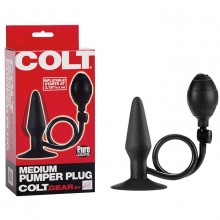 California Exotic «Medium Pumper Plug Colt» силиконовая надувная анальная пробка, бренд CalExotics, длина 9.5 см., со скидкой