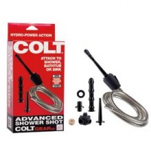 California Exotic «Colt Advanced Shower Shot» премиум система для гигиенического душа, SE-6876-10-3, из материала TPR, длина 13 см.