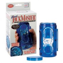 California Exotic «Travel Jackmaster» синий супер мастурбатор, бренд CalExotics, из материала TPR, длина 15 см.