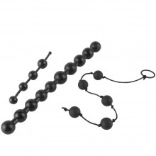 PipeDream «Beginners Bead Kit» набор анальных цепочек премиум качества, из материала силикон, длина 24.7 см.