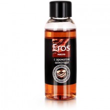 Интимное массажное масло «Tasty» с ароматом шоколада, 50 мл, Биоритм о113, коллекция Eros, 50 мл.