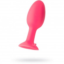 ToyFa анальная втулка со стальным шариком внутри, серии «POPO Pleasure», длина 10 см, из материала силикон, цвет розовый, длина 10 см., со скидкой