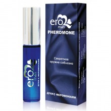 Биоритм Eroman №6 «Chrome» мужские духи с феромонами флакон ролл-он 10 мл, цвет синий, 10 мл., со скидкой