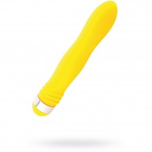 Вибратор для женщин, цвет желтый, длина 18 см, Sexus Funny Five 931007-8, из материала пластик АБС, длина 18 см., со скидкой