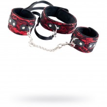 ToyFa кружевной набор красный ошейник и наручники серии «Marcus», из материала кружево