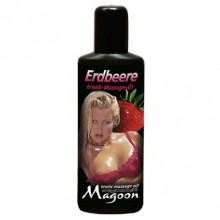 Magoon «Strawberry» массажное возбуждающее масло, объем 100 мл, бренд Orion, цвет прозрачный, 100 мл.