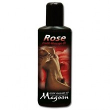 Magoon «Rose» массажное масло с запахом розы, объем 100 мл, из материала масляная основа, 100 мл., со скидкой