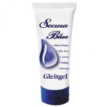 «Secura Blue» возбуждающая заживляющая смазка для двоих, объем 50 мл, 6207770000, из материала водная основа, 50 мл.