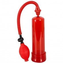 Вакуумная помпа «Bang Bang PenisPump», цвет красный, 5199600000, из материала пластик АБС, длина 20 см.