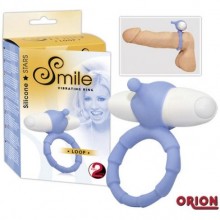 You 2 Toys Smile «Loop» кольцо для члена с вибрацией голубое, бренд Orion, длина 7 см., со скидкой