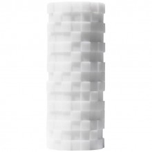 Tenga «3D MODULE» мастурбатор, из материала TPE, цвет белый, длина 11.6 см., со скидкой