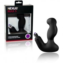 Nexus «MAX 5» массажер простаты черный, с вибрацией, длина 125 мм ширина 38 мм, из материала силикон, длина 12.5 см.
