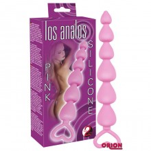 Los Analos Pink розовая анальная елочка из силикона, бренд Orion, длина 17.5 см.