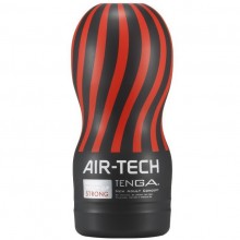 Tenga «Air-Tech Strong» мастурбатор, цвет черный, длина 15.5 см., со скидкой
