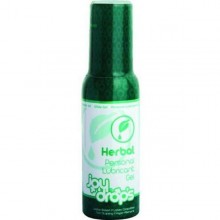 Смазка с растительными компонентами «JoyDrops Herbal Personal Lubricant Gel» на водной основе, объем 100 мл, бренд Joy Drops, цвет прозрачный, 100 мл.
