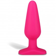 EroticFantasy «Seamless Silicone Butt Plug» розовая анальная пробка из ультрабархатистого силикона, 12 см, длина 12 см., со скидкой