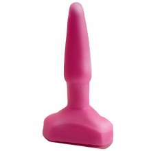 Гелевая анальная пробка-массажер, Биоклон 432700ru, бренд LoveToy А-Полимер, из материала ПВХ, цвет розовый, длина 11.5 см., со скидкой