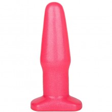 Гелевая анальная пробка с ограничителем, Биоклон 435200ru, бренд LoveToy А-Полимер, из материала ПВХ, цвет розовый, длина 14 см., со скидкой
