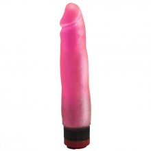 Гелевый вагинальный вибромассажер, цвет розовый, Биоклон 227100ru, длина 16.5 см., со скидкой