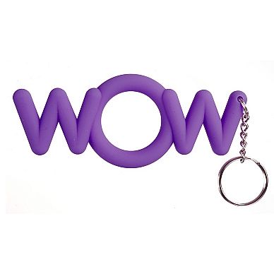 Эрекционное кольцо-брелок «WOW Cockring Purple» SH-SHT056PUR, бренд Shots Media, из материала силикон, коллекция Shots Toys, диаметр 5.1 см., со скидкой