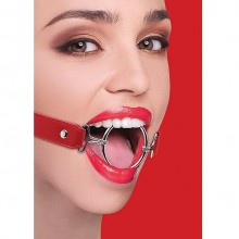Кляп-расширитель для рта «Ouch Ring Gag XL», цвет красный, SH-OU105RED, бренд Shots Media, диаметр 5 см., со скидкой