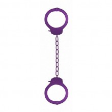 Наручники из крепкого пластика «Pleasure Legcuffs Purple», Shots Media SH-OU008PUR, из материала пластик АБС, цвет фиолетовый