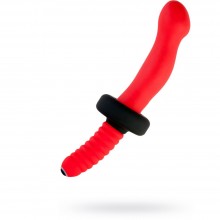 ToyFa «Black & Red» двойной вибратор 16,5 см, красный, длина 16.5 см., со скидкой