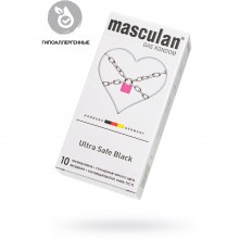 Masculan «Ultra Strong Type 4» презервативы ультра прочные 10 шт., из материала латекс, цвет зеленый, длина 19 см.