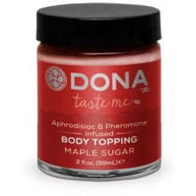 Карамель для тела DONA «Body Topping Maple Sugar» 59 мл, JO40587, из материала водная основа, 59 мл., со скидкой