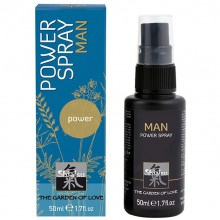 Hot «Shiatsu Man Power Spray» стимулирующий спрей для мужчин «Самурай», объем 50 мл, 66082, бренд Hot Products, из материала силиконовая основа, цвет черный, 50 мл., со скидкой