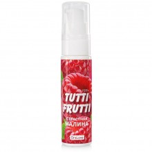 Ароматизированная гель-смазка «Tutti-Frutti OraLove Малина», вкус малиновый, 30 мл, LB-30003, бренд Биоритм, цвет прозрачный, 30 мл., со скидкой